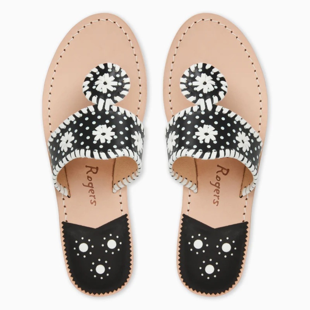Jack Rogers Black and White Women's Sandals
